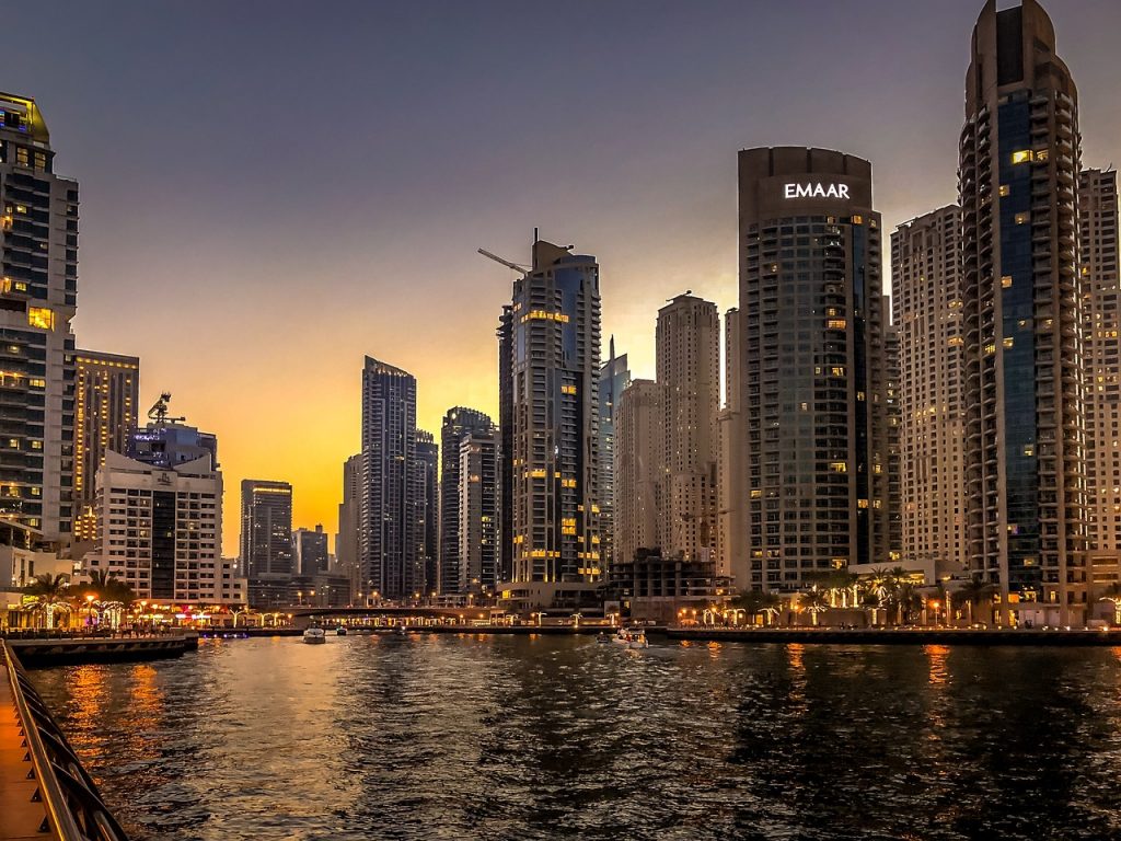 Dubai apartment buildings